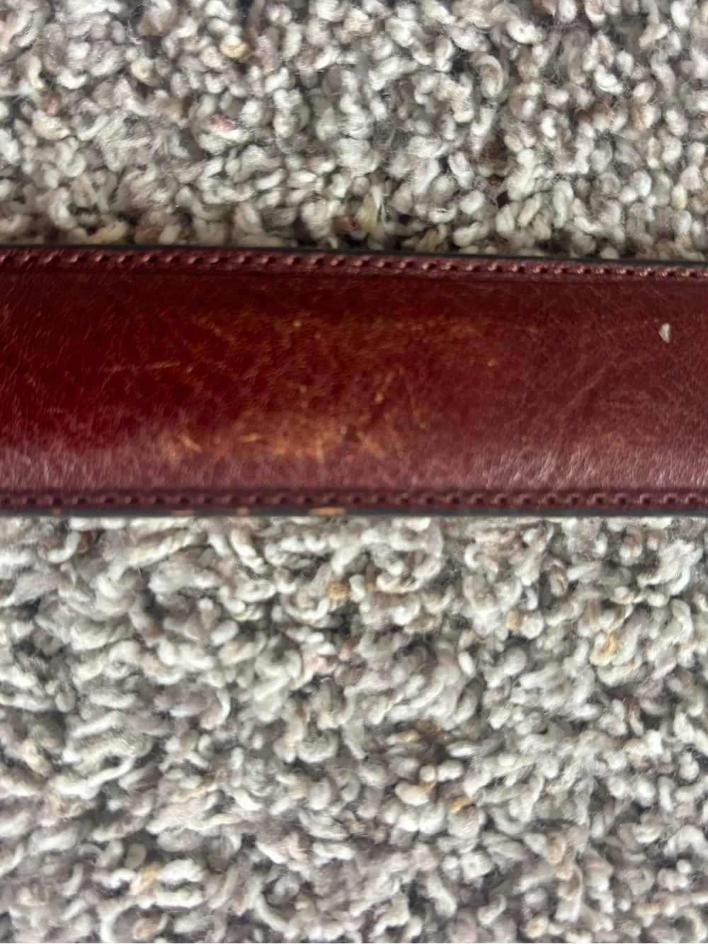 Kids Nautica Classic Brown Leather Belt